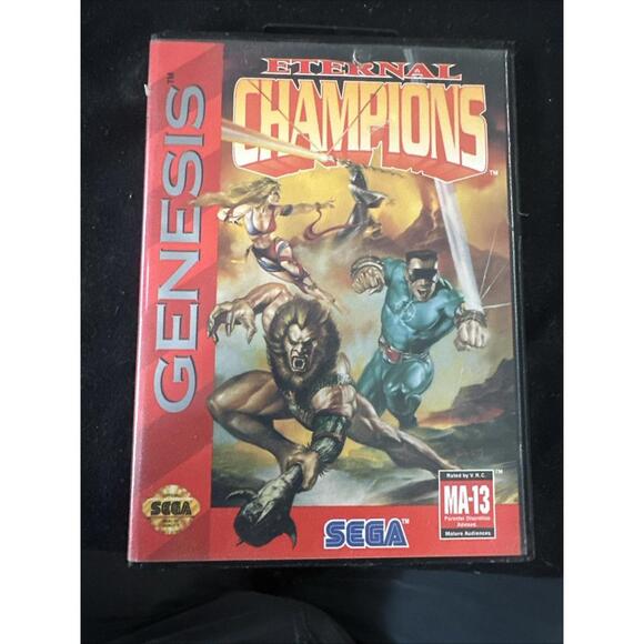 Eternal Champions (Sega Genesis, 1993) Complete CIB with Manual - Tested - Picture 1 of 4